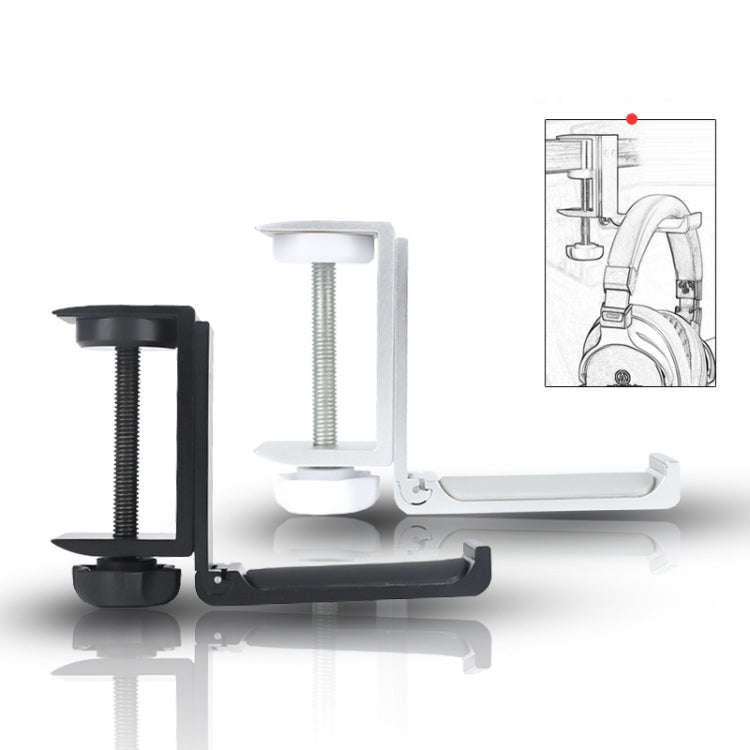 Headphone Bracket Internet Cafe Monitor Earphone Hanger Desktop Earphone Display Stand, Style: Lo...