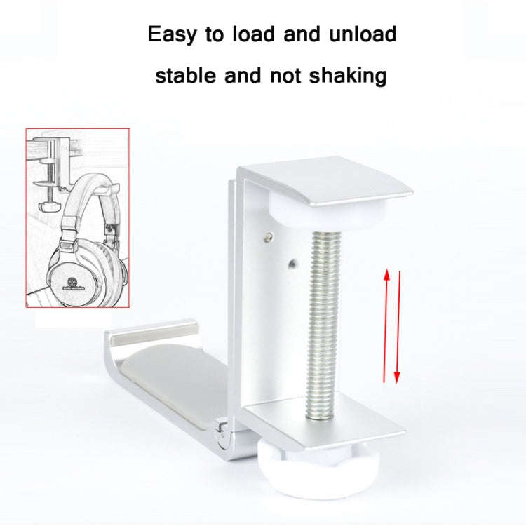 Headphone Bracket Internet Cafe Monitor Earphone Hanger Desktop Earphone Display Stand, Style: Pa...