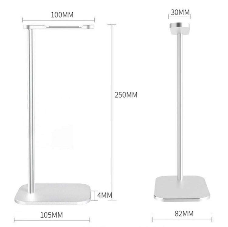 Z9 Headset Aluminum Alloy Bracket Internet Cafe Headset Display Stand(Rose Gold)
