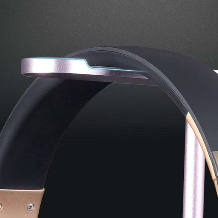 Z9 Headset Aluminum Alloy Bracket Internet Cafe Headset Display Stand(Rose Gold)