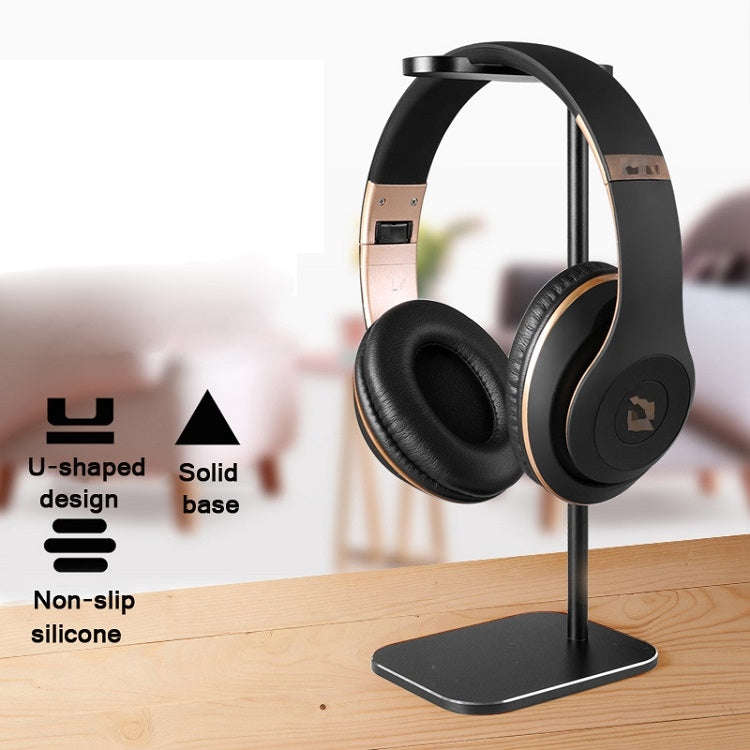 Z9 Headset Aluminum Alloy Bracket Internet Cafe Headset Display Stand(Rose Gold)
