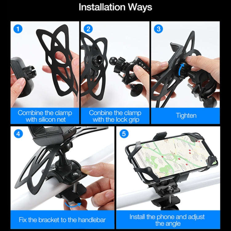 Bicycle Strap Mobile Phone Holder Bicycle Mountain Bike Phone Holder(Clip Type)