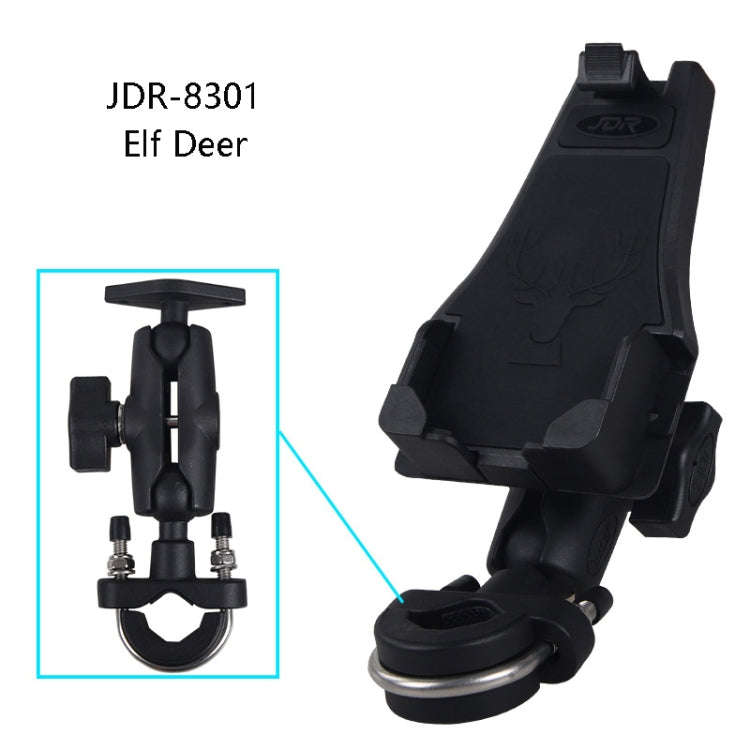 Motorcycle Multi-Function Mobile Phone Holder Adjustable Universal Locomotive Riding Anti-Shake F...