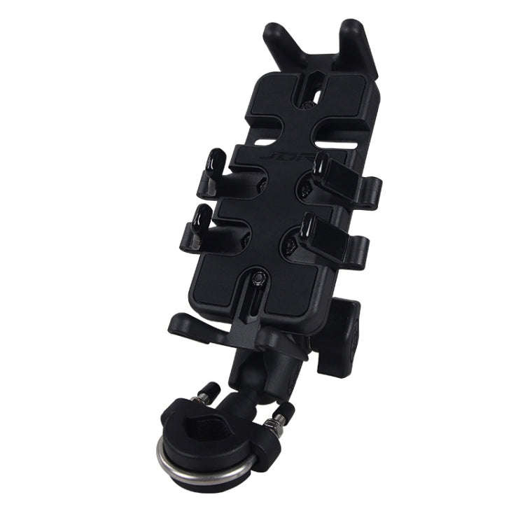 Motorcycle Multi-Function Mobile Phone Holder Adjustable Universal Locomotive Riding Anti-Shake F...