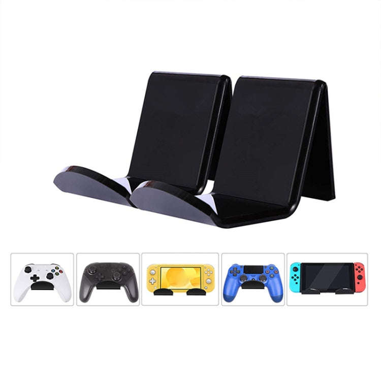 3 PCS Stick-On Headset Bracket Wall-Mounted Gamepad Bracket(Transparent)