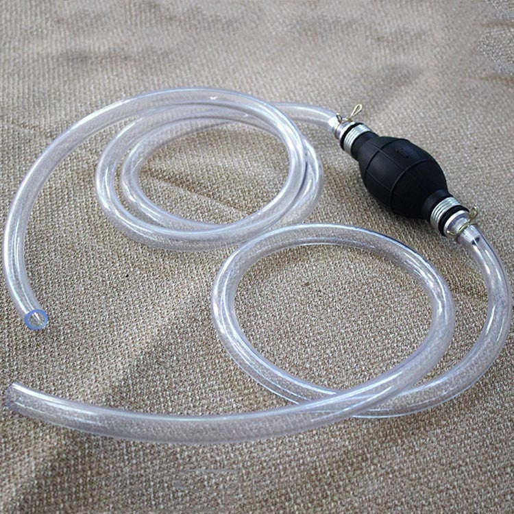 One-Way Valve Manual Oil Pump Oil Pipe Aquarium Water Changer(15mm Alloy)