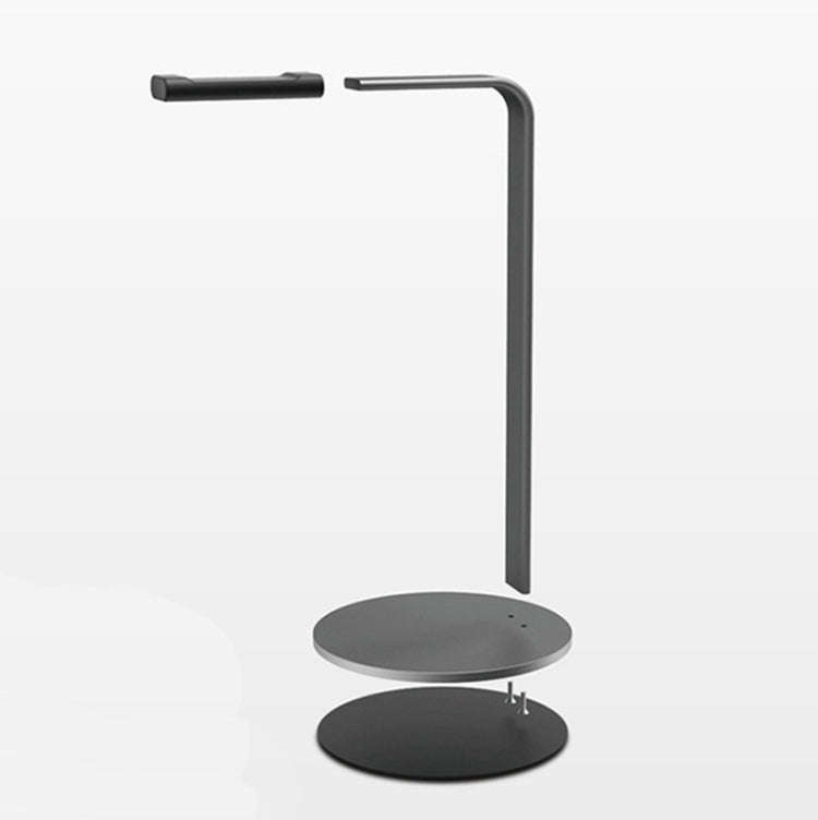 Aluminum Alloy Headphone Holder H-Stand Headphone Display Stand Headphone Storage Rack(Silver)