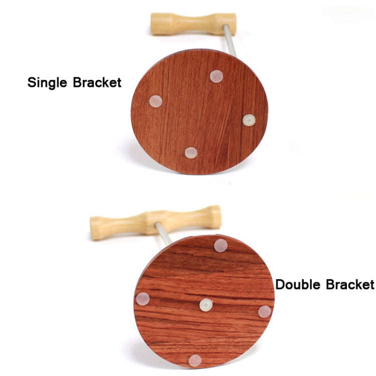 Creative Metal Rod Wooden Head-mounted Headphone Stand Display Holder, Colour: Double-sided White...