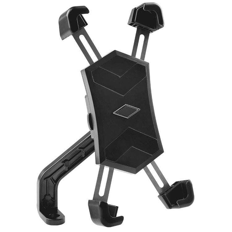WHEEL UP Bicycle Automatic Bracket Motorcycle Mobile Phone Bicycle Navigation Rack(Upgrade-Rearvi...