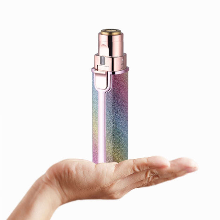 2 In 1  Electric Shaver Lady Eyebrow Trimmer Lipstick Automatic Facial Hair Removal Device, Style...