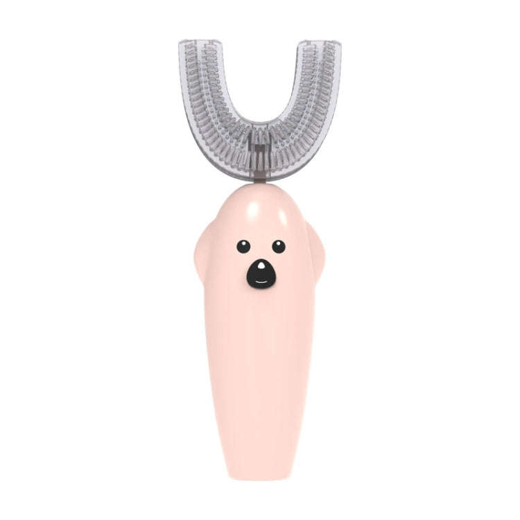 U-Shaped Children Ultrasonic Electric Toothbrush Disinfection And Drying Dmart Toothbrush(Pink)