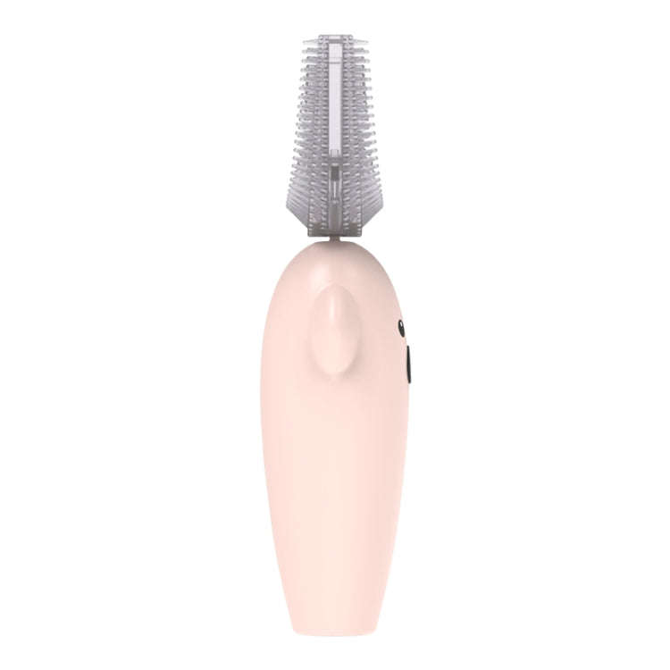 U-Shaped Children Ultrasonic Electric Toothbrush Disinfection And Drying Dmart Toothbrush(Pink)