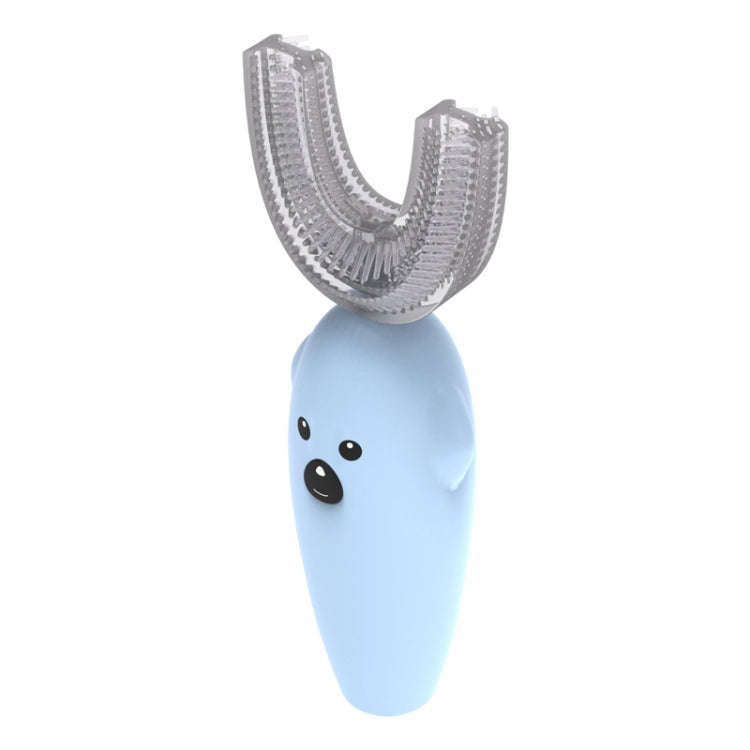 U-Shaped Children Ultrasonic Electric Toothbrush Disinfection And Drying Dmart Toothbrush(Blue)