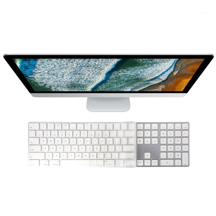 T17606 Computer Keyboard Film Transparent TPU Nano Long Keyboard Protective Film For iMac 2017 Ma...