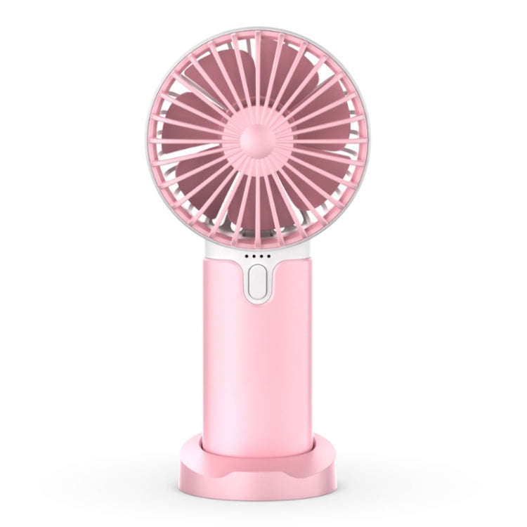 Desktop Portable Handheld Mini Silent Fan, Colour: X2 Pink