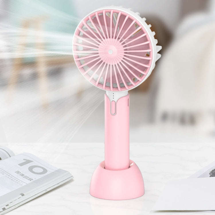 Desktop Portable Handheld Mini Silent Fan, Colour: X2 Pink