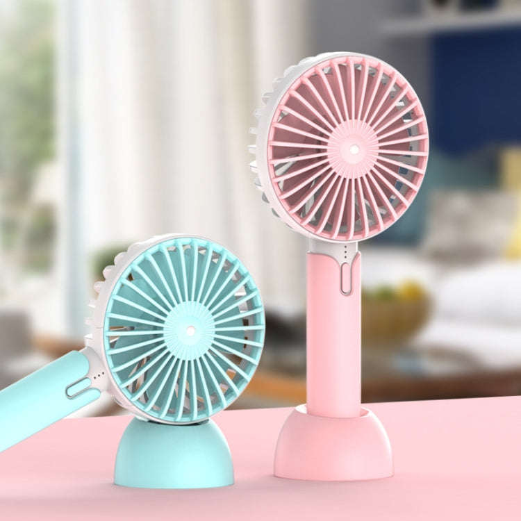 Desktop Portable Handheld Mini Silent Fan, Colour: X2 Pink
