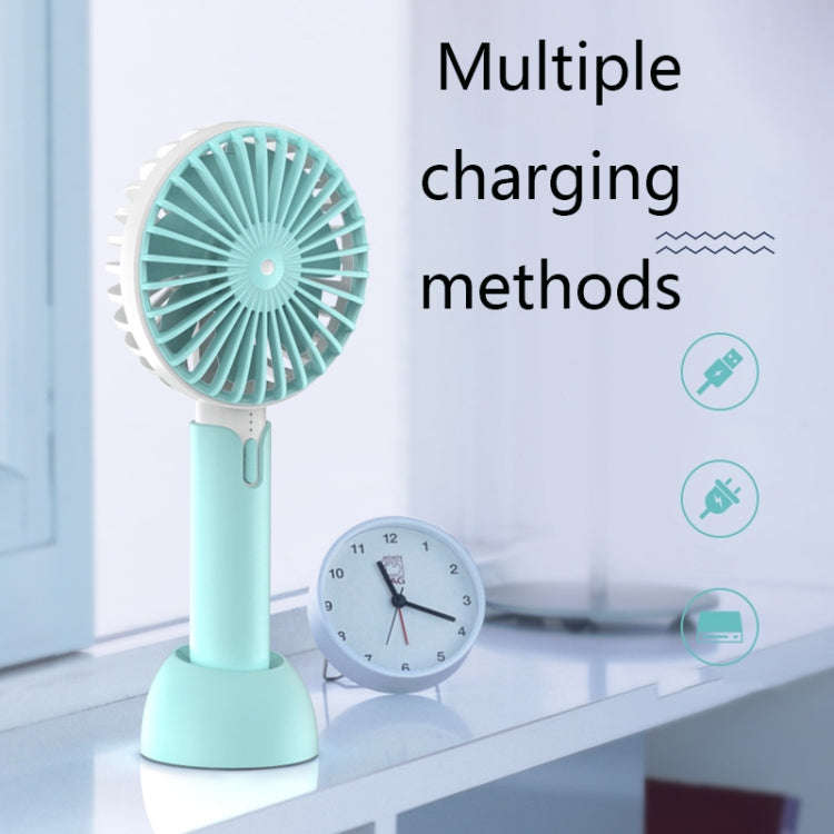 Desktop Portable Handheld Mini Silent Fan, Colour: X2 Pink