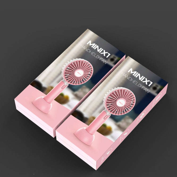 Desktop Portable Handheld Mini Silent Fan, Colour: X2 Pink