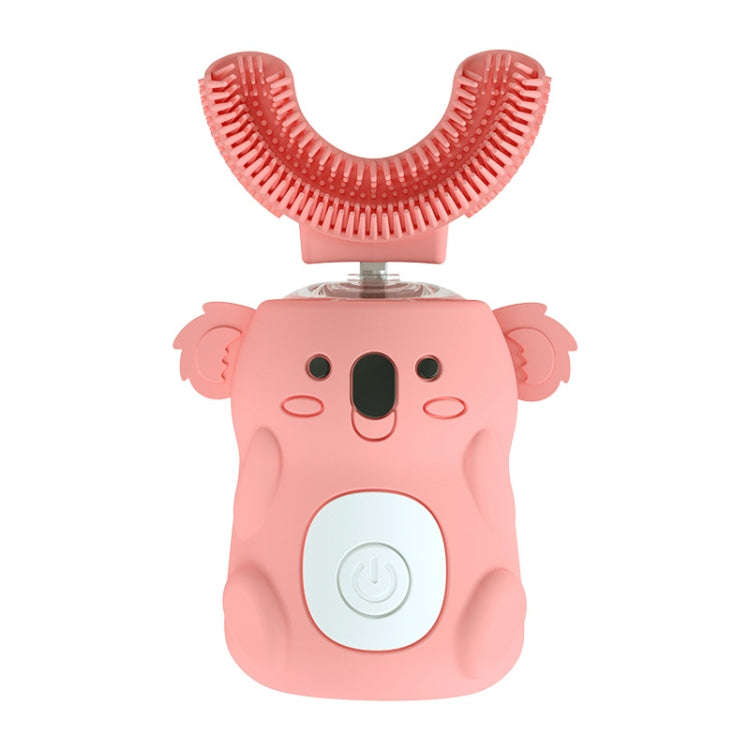 Children Mouth Electric Toothbrush U-Shaped Sonic Smart Electric Toothbrush(Pink)