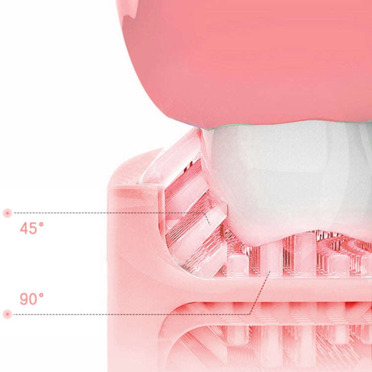 Children Mouth Electric Toothbrush U-Shaped Sonic Smart Electric Toothbrush(Pink)