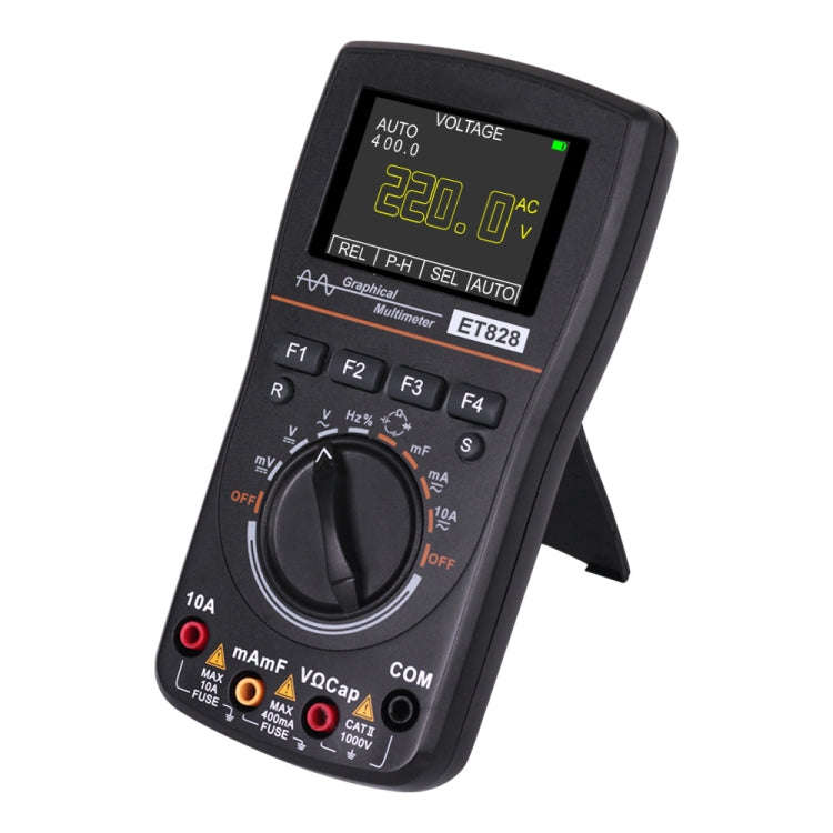 ET828 2 In 1 2 In 1 Oscilloscope Multimeter 2.4 Inch Color Screen Meter Digital Resistance Freque...