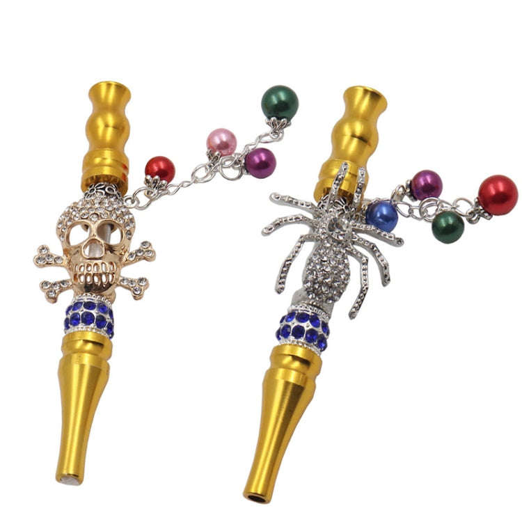 Metal Pipe Hookah Nozzle With Diamond Pendant(Spider)