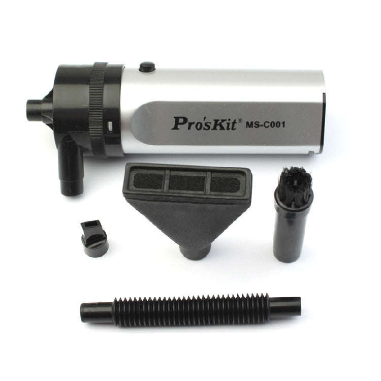 ProsKit MS-C001 Mini Vacuum Cleaner Mobile Computer Keyboard Dust Collector Cleaning Tool(Black)