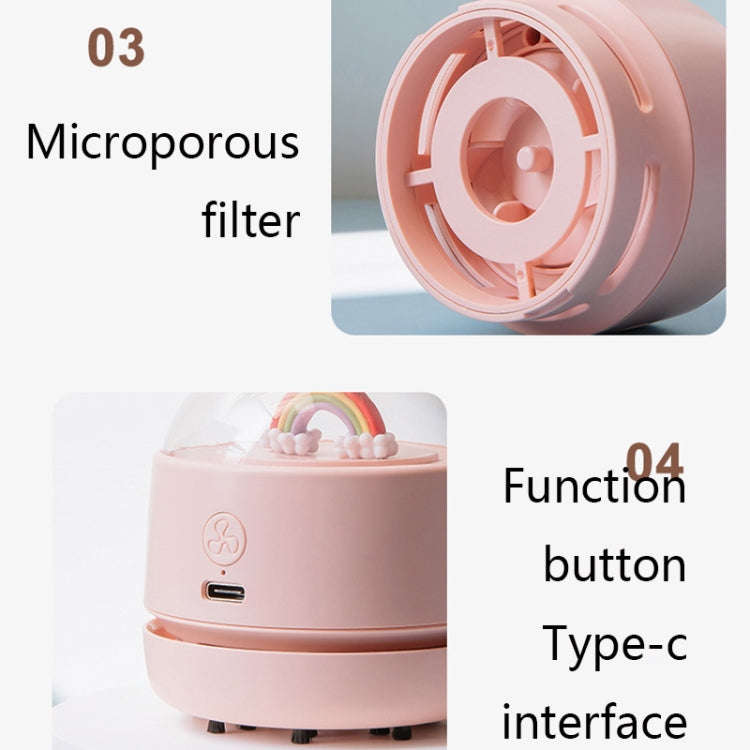 X1 Mini USB Handheld Wireless Desktop Vacuum Cleaner(White)