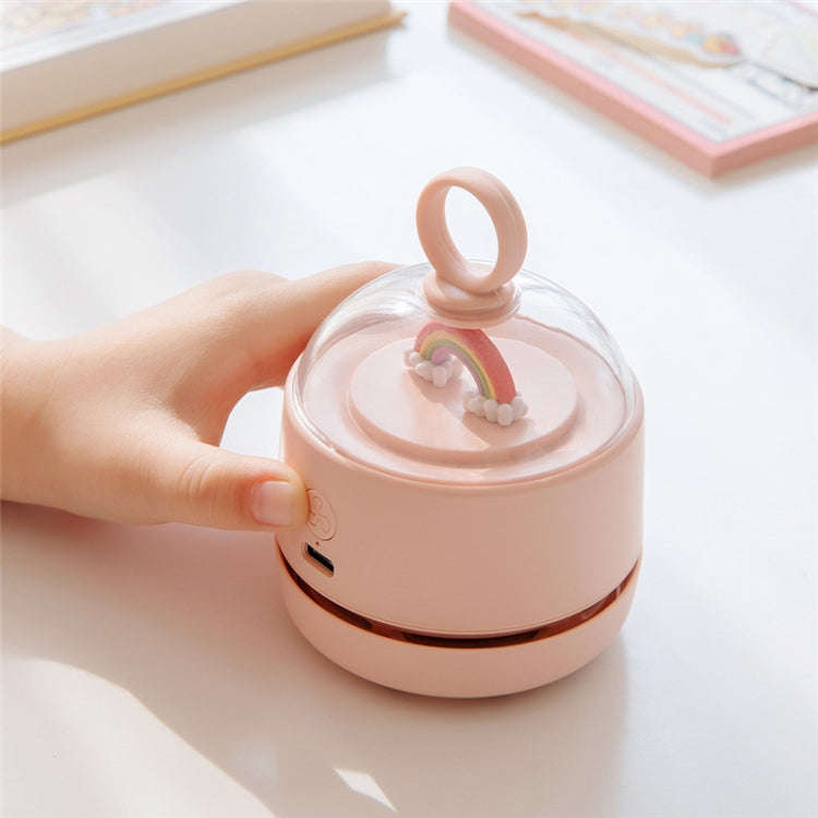 X1 Mini USB Handheld Wireless Desktop Vacuum Cleaner(White)