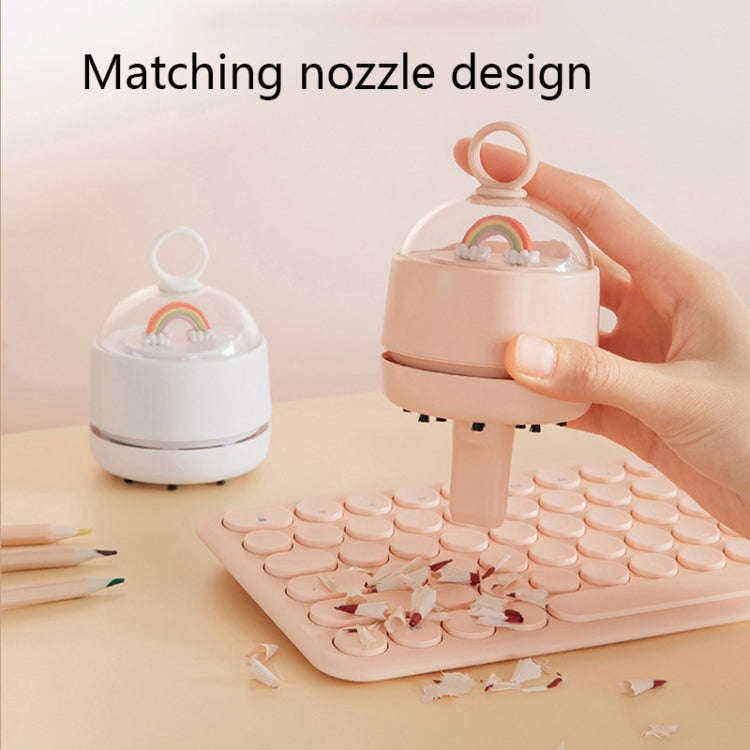 X1 Mini USB Handheld Wireless Desktop Vacuum Cleaner(Pink)