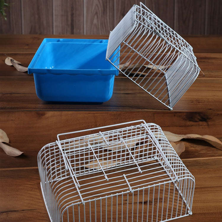 Hamster Cage Portable Take-Out Cage Hamster Golden Bear Supplies(Blue)