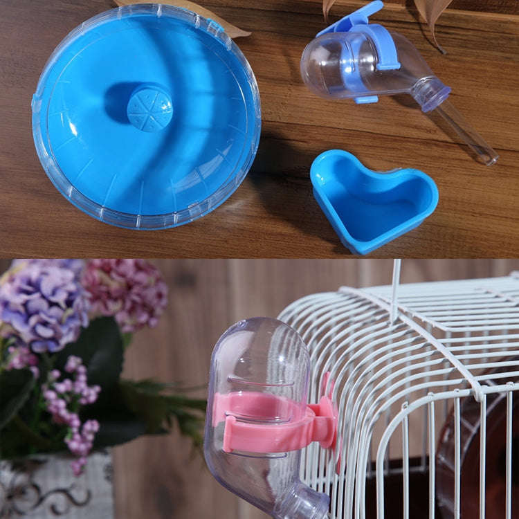 Hamster Cage Portable Take-Out Cage Hamster Golden Bear Supplies(Blue)