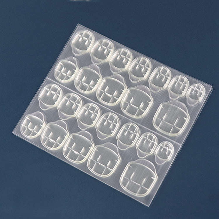Ultra-thin 0.3mm Thick 100 Sheets Jelly Glue Nail Double-Sided Adhesive Film Yellow Glue Nail Sti...