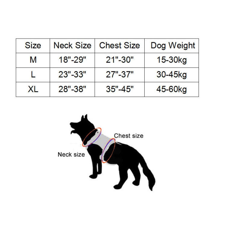 Outdoor Dog Vest Chest Harness Large And Medium-Sized Dog Training Vest Dog Leash, Size: XL(Khaki)