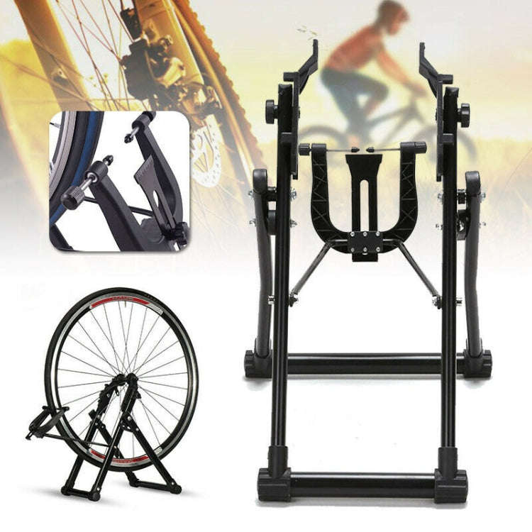 Bicycle Accessories Bicycle Adjustment Ring Table Bicycle Tool Wheel Set Adjustment Table(Black)