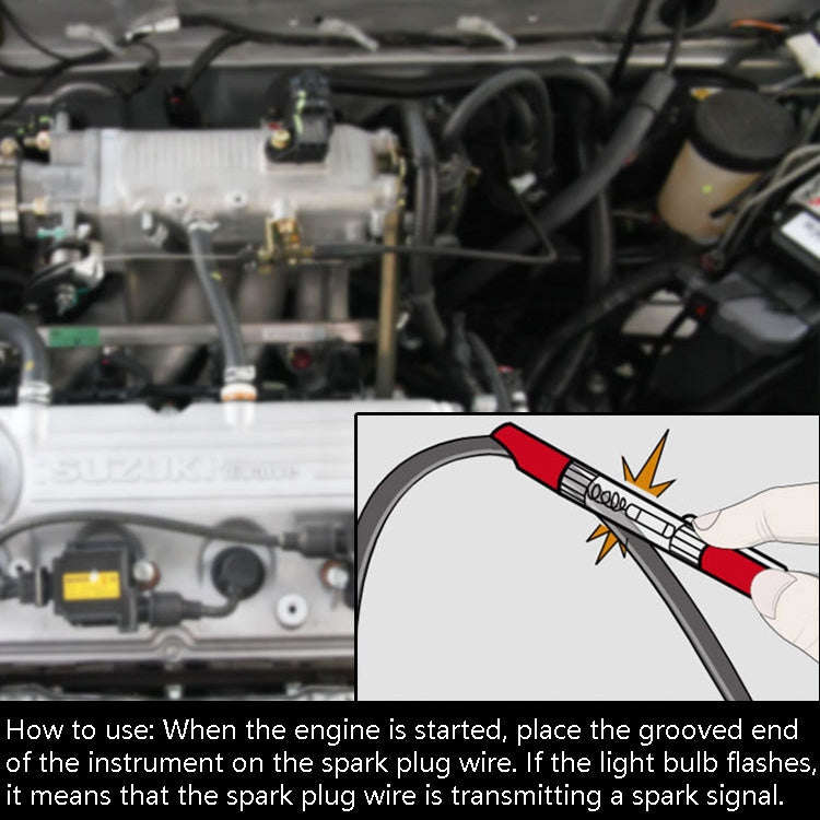 Automobile Detector Free Disassembly Lgnition System Test Pen Engine Test Spark Plug Coil High Vo...