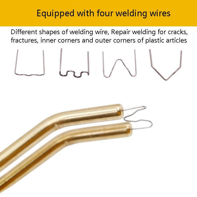 H50 Car Bumper Crack Repair Welding Machine Plastic Welding Nail Artifact, EU Plug(Blue)