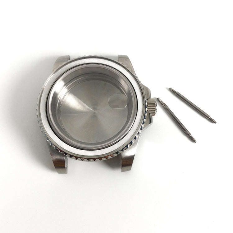 For ETA2836/Pearl 3804 Movement 867 GMT Watch Accessories 40MM Stainless Steel Case(Black Blue)