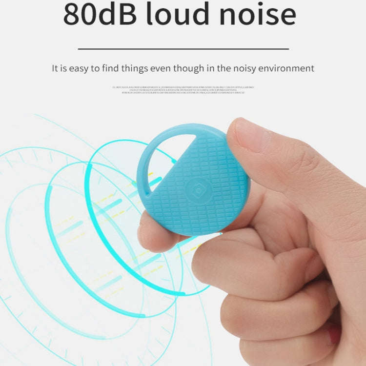 HYC-S9 2 PCS Round Bluetooth Object Finder Mobile Phone Tracking Locator Anti-Lost Two-Way Alarm(...