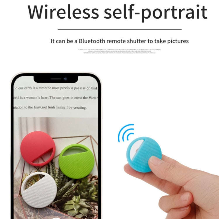 HYC-S9 2 PCS Round Bluetooth Object Finder Mobile Phone Tracking Locator Anti-Lost Two-Way Alarm(...