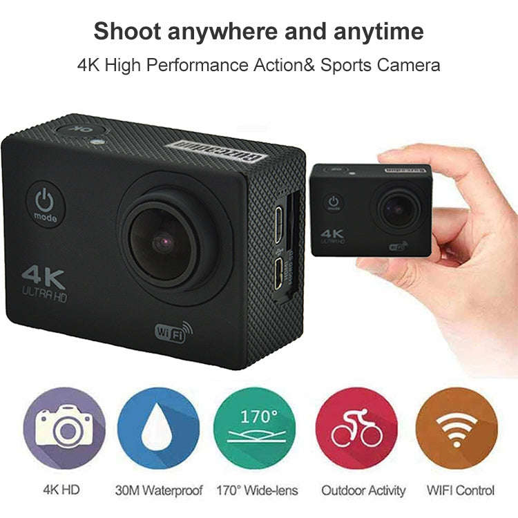 WIFI Waterproof Action Camera Cycling 4K camera Ultra Diving  60PFS kamera Helmet bicycle Cam und...