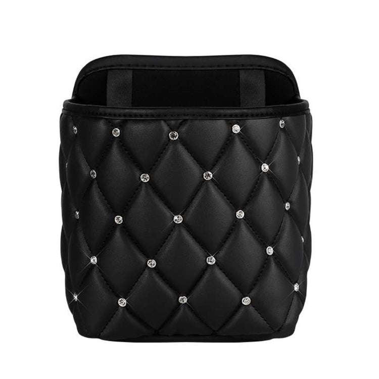 Car Seat Back Storage Bag Personality Diamond-Studded Car Storage Net Bag Car Multi-Function Stor...