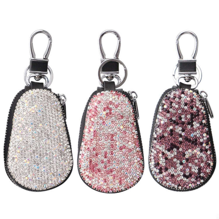 Diamond Car Gourd Key Case Car Key Case(White Diamond)