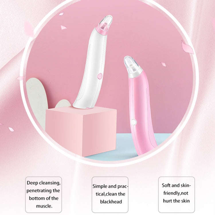 HD-2139 Blackhead Suction Device Pore Cleaner Face Cleaning Beauty Device(White)
