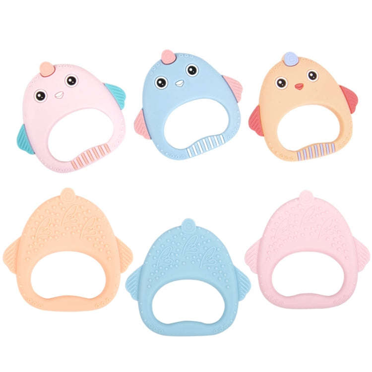 MJYJ019 Silicone Baby Teether Children Molar Stick Toy, Color: Blue