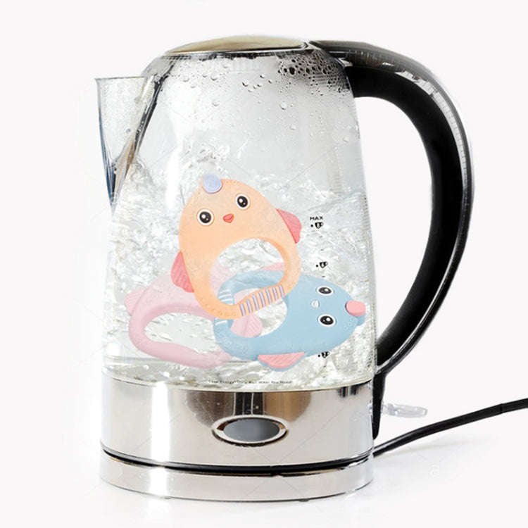 MJYJ019 Silicone Baby Teether Children Molar Stick Toy, Color: Kitten-Coffee