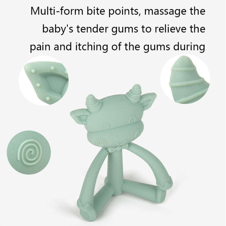 Three-Dimensional Cartoon Silicone Baby Teether Molar Rods Children Toys Maternal And Child Suppl...