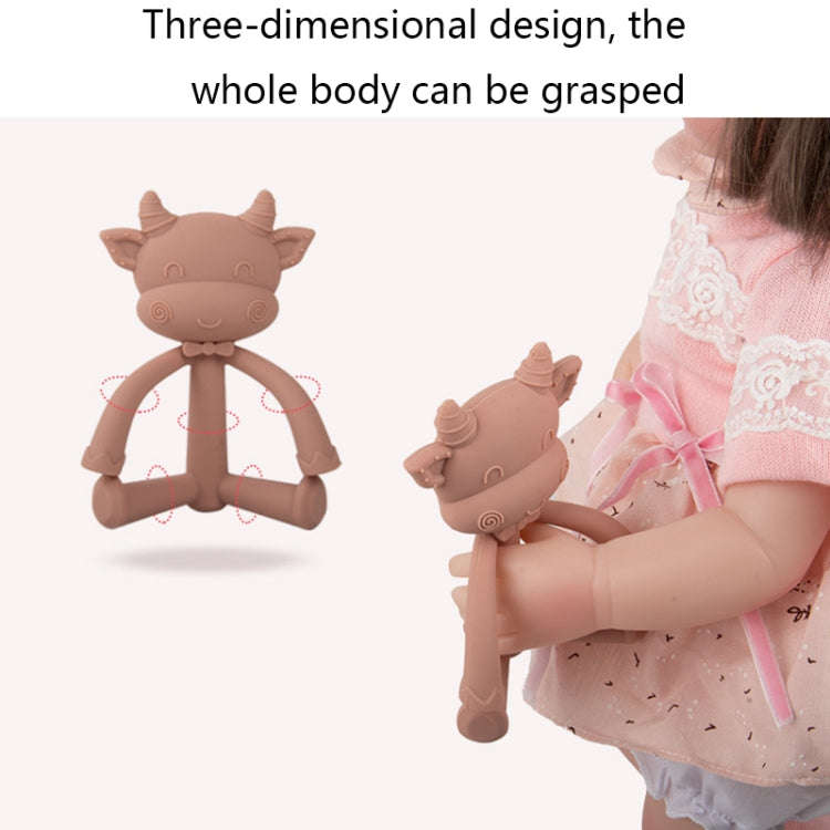 Three-Dimensional Cartoon Silicone Baby Teether Molar Rods Children Toys Maternal And Child Suppl...