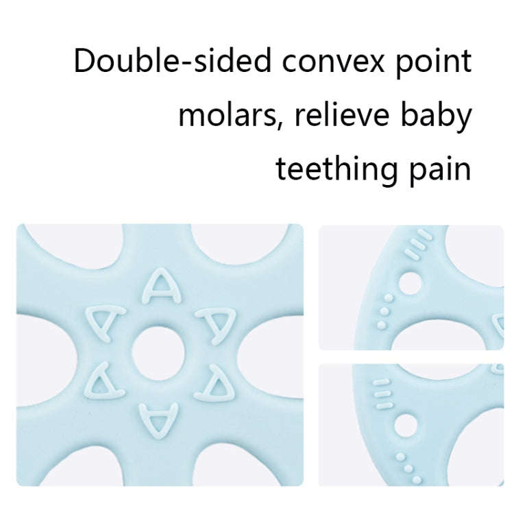 M010093 Silicone Lotus Root Tablets Baby Soothing Teether Children Molars Toys Maternal And Child...